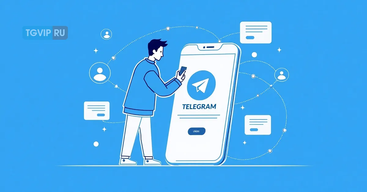 Как создать канал в Телеграме от TGVip.ru постер