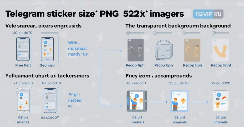 Размеры и форматы стикеров telegram