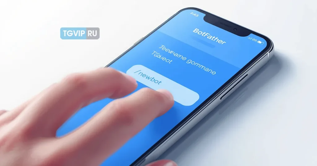 Интерфейс BotFather в Telegram