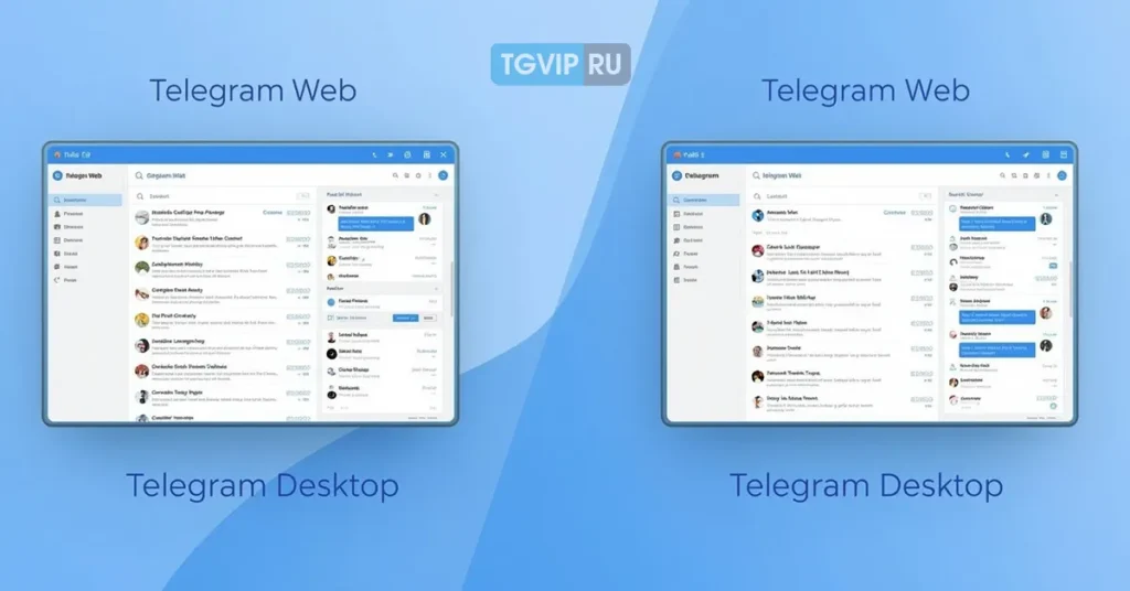 Разница между Telegram Web и приложением
